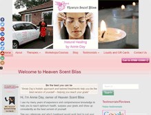 Tablet Screenshot of heavenscentbliss.co.uk